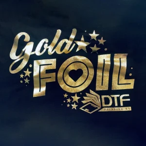 DTF филм GOLD металик NEW (на метър)