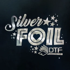 DTF филм SILVER металик NEW (на метър)